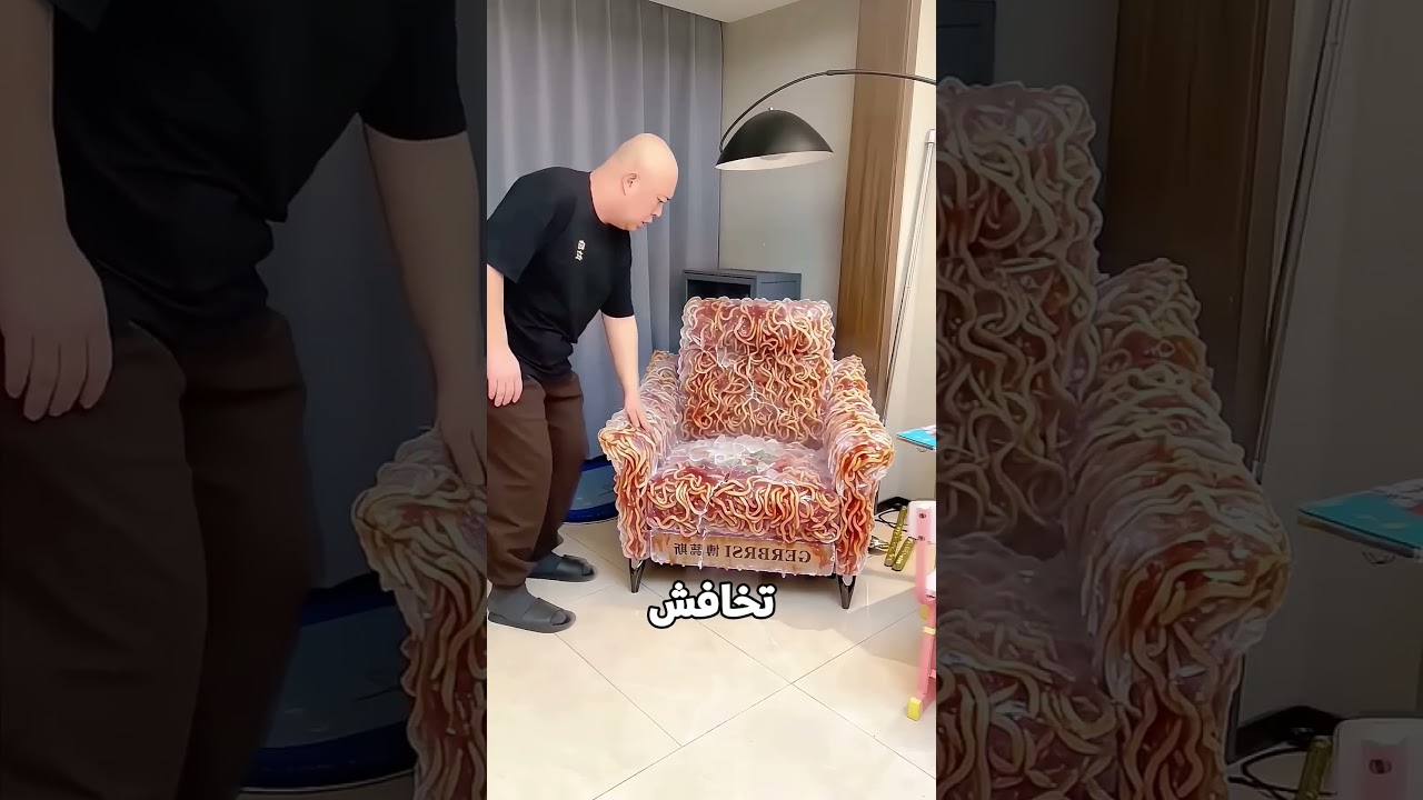 شبح المكرونة المتجمدة هاجم بابا! 😱🍜