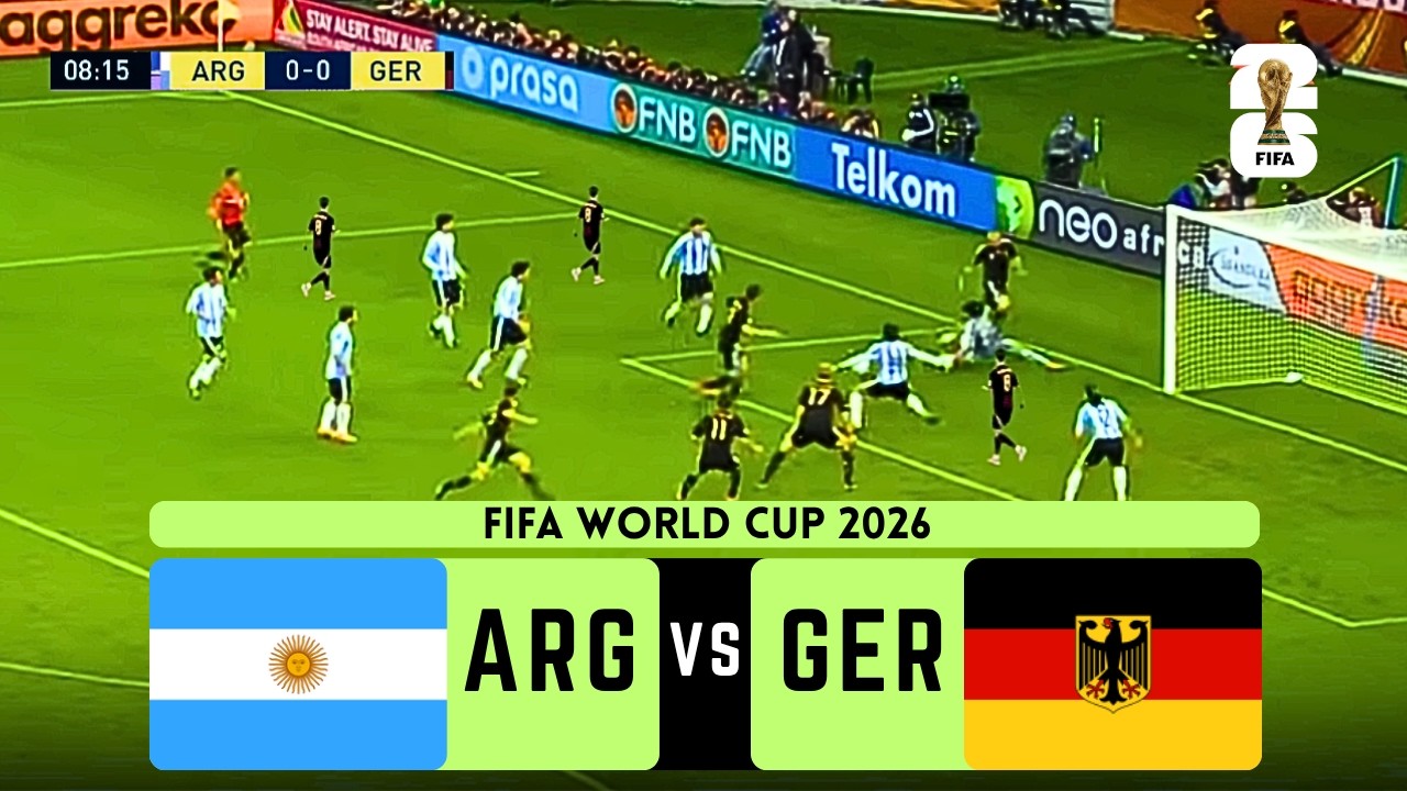 29 June, 2026 | Argentina vs Germany | FIFA World Cup 26 | WC26 | Football | FC26 Gameplay