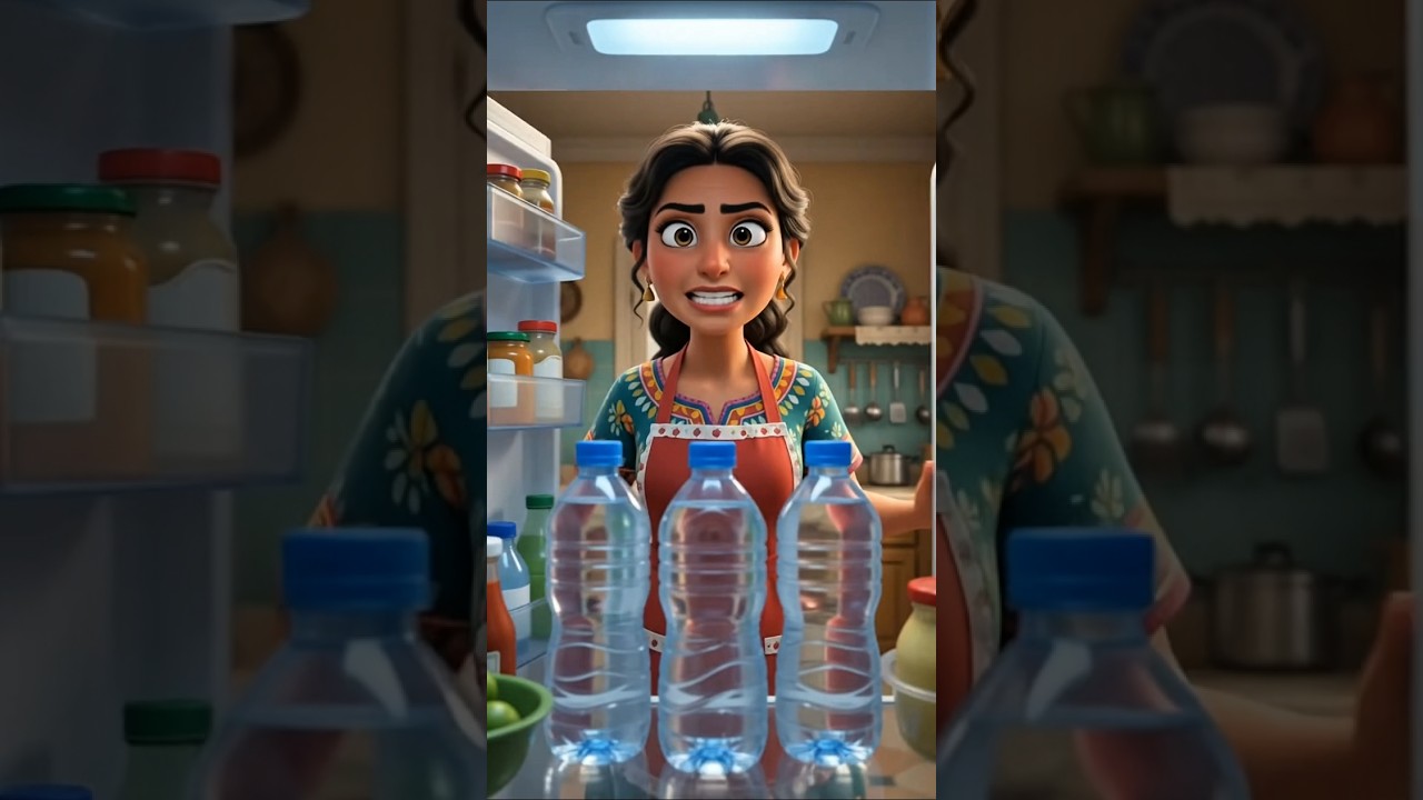 لما ماما تفتح التلاجة وتكتشف الكارثة 🚨😂
