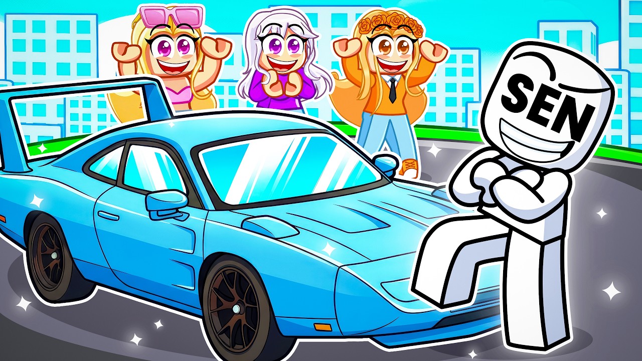 SEN DODGE CHARGER ile KIZLARI ETKİLEDİN - Roblox Driving Empire