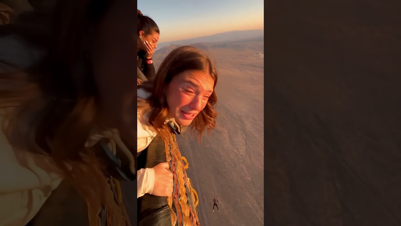 Elle pensait vivre le pire moment de sa vie... Puis le parachute s_est ouvert.❤️