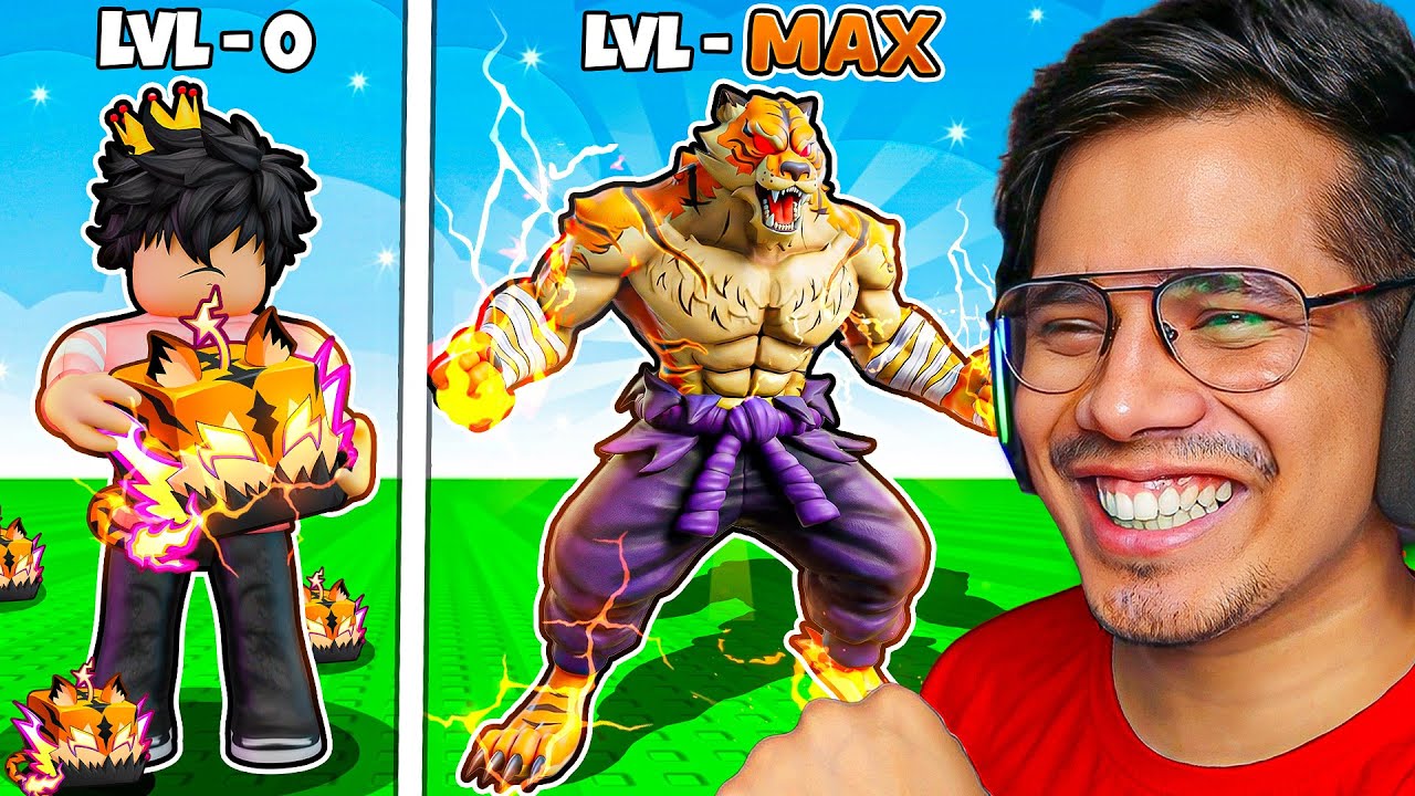 NOOB TO PRO WITH TIGER FRUIT IN BLOX FRUITS | Roblox 🐯
