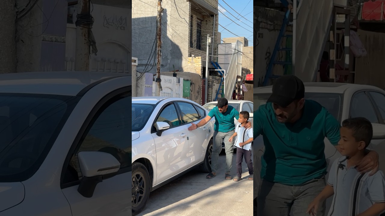 ابني دعمته سياره #comedyshorts