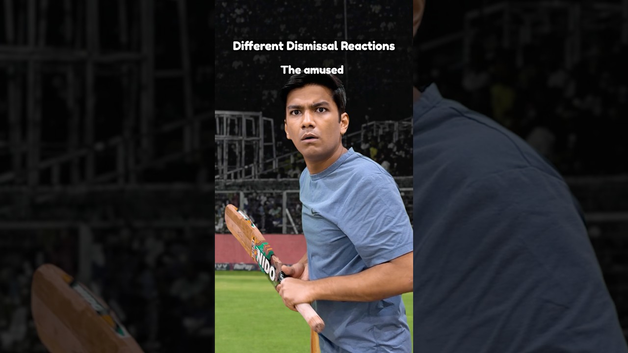 Different Dismissal Reactions | Manish Kharage #shorts