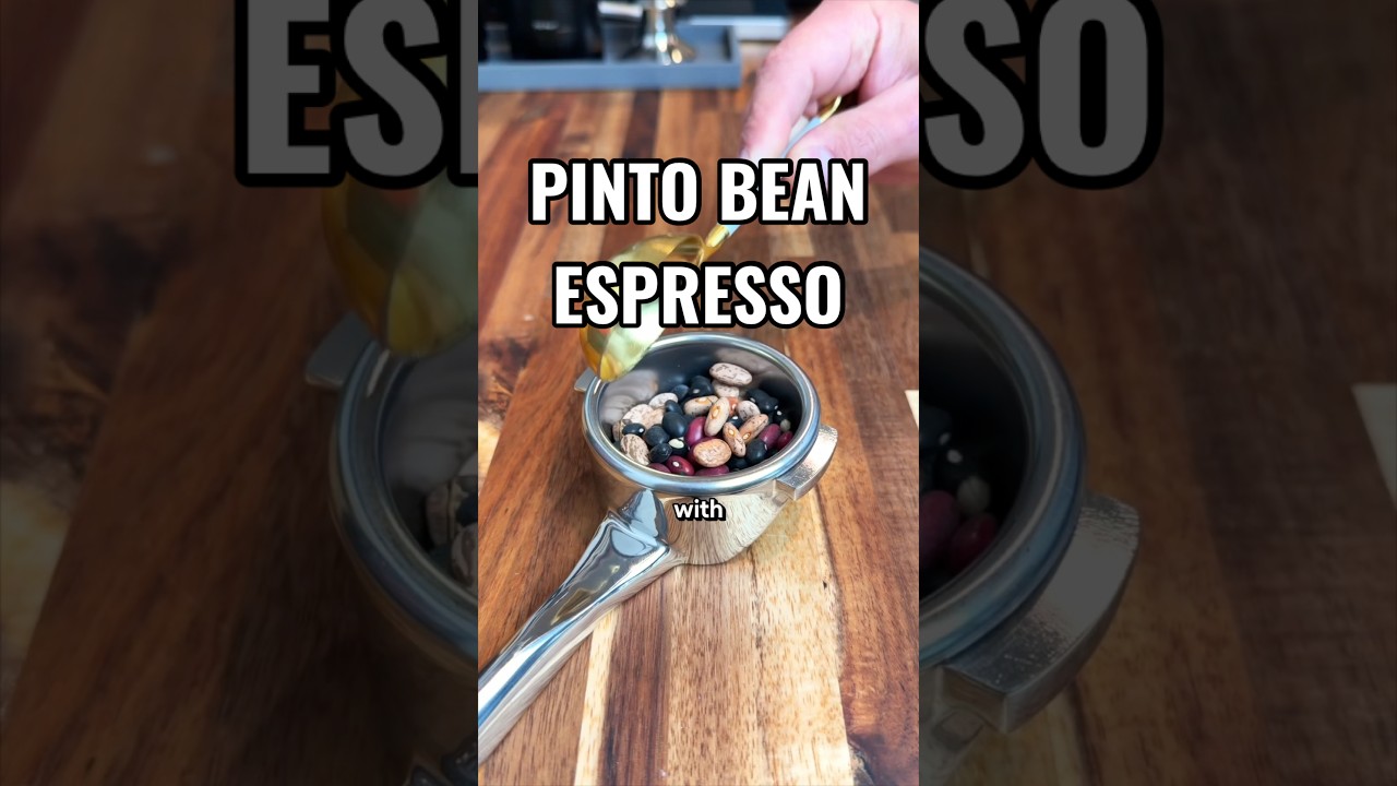 What happens if you make espresso with pinto beans?