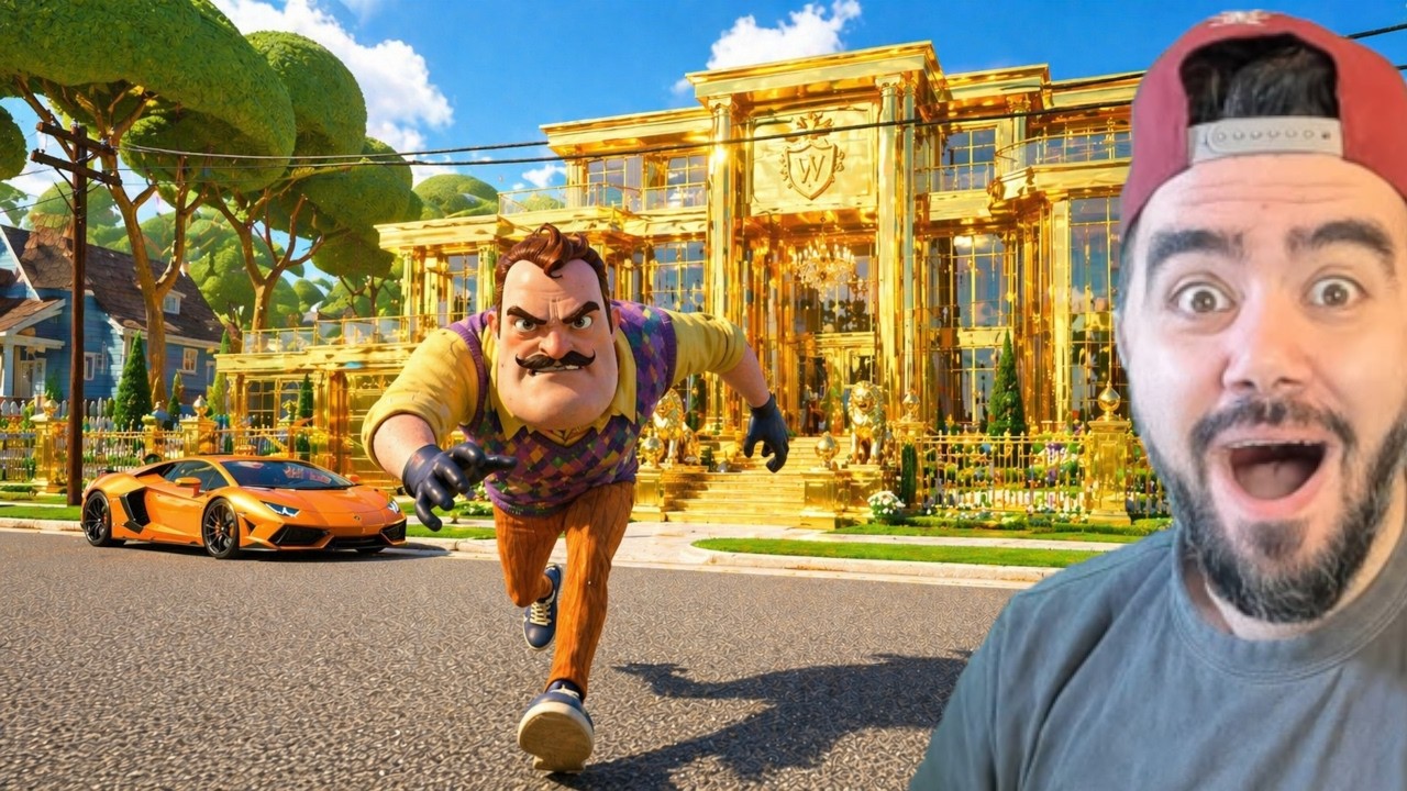 WILSON EVINI ÇOK BÜYÜK SARAY YAPTI - HELLO NEIHGBOR MODS