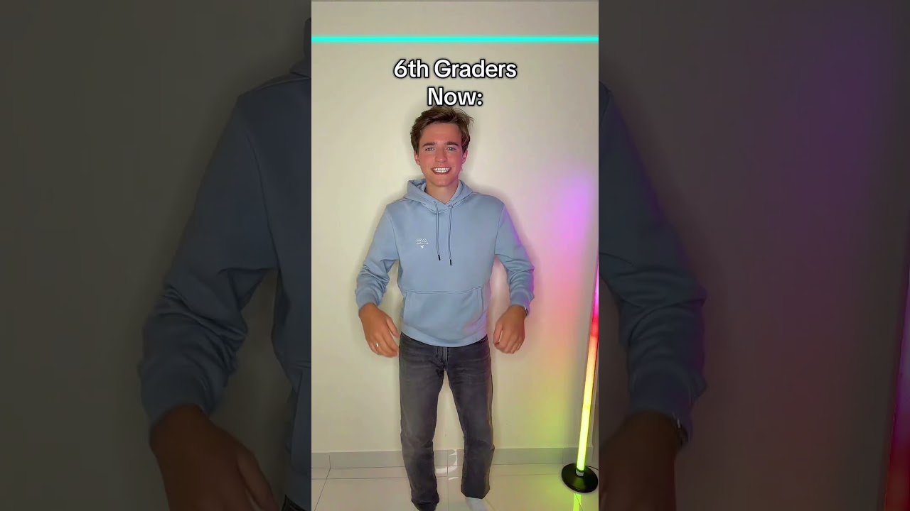 6th Graders Then vs Now 🤣