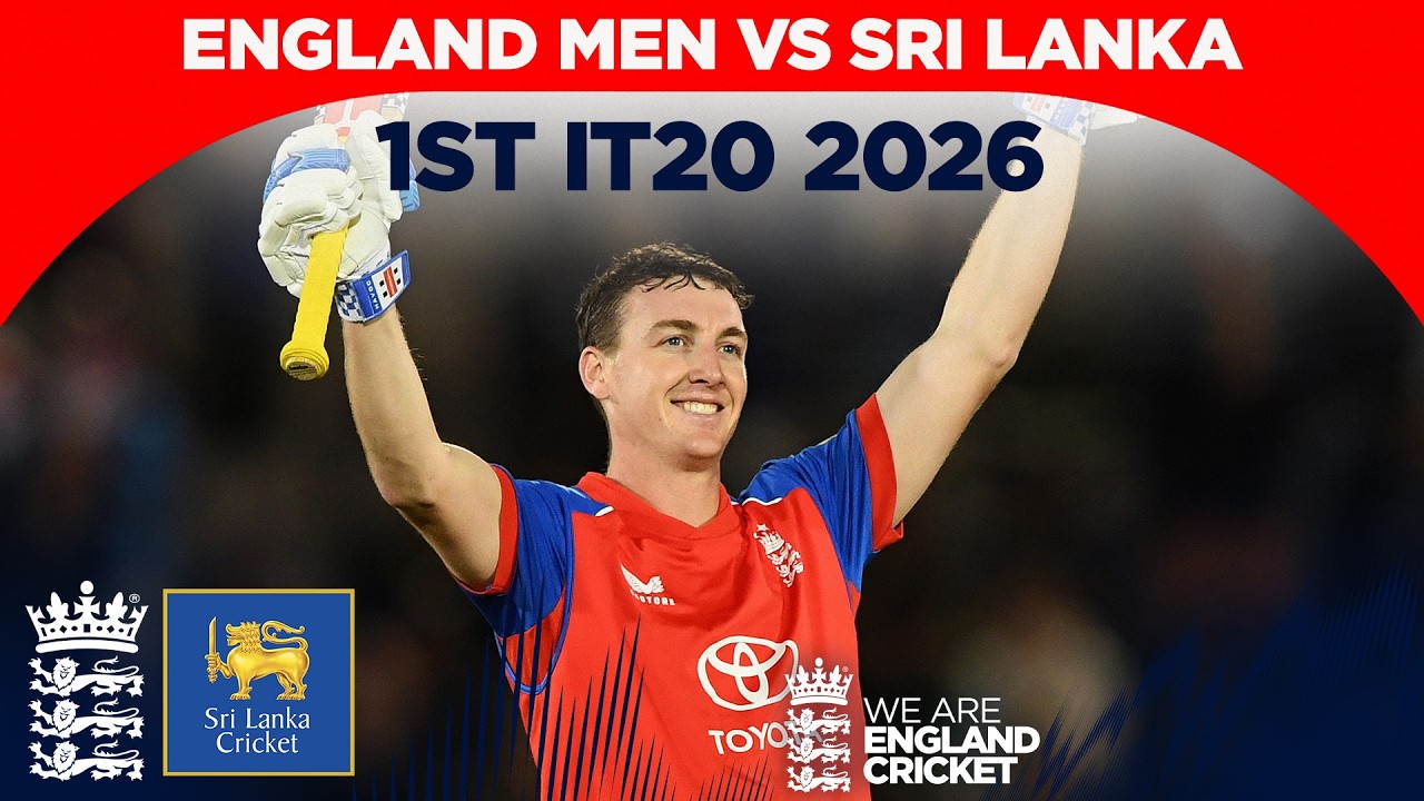 Brook Shines With 114* & Buttler Hits 80 | Highlights - England v Sri Lanka | 1st Vitality IT20 2026