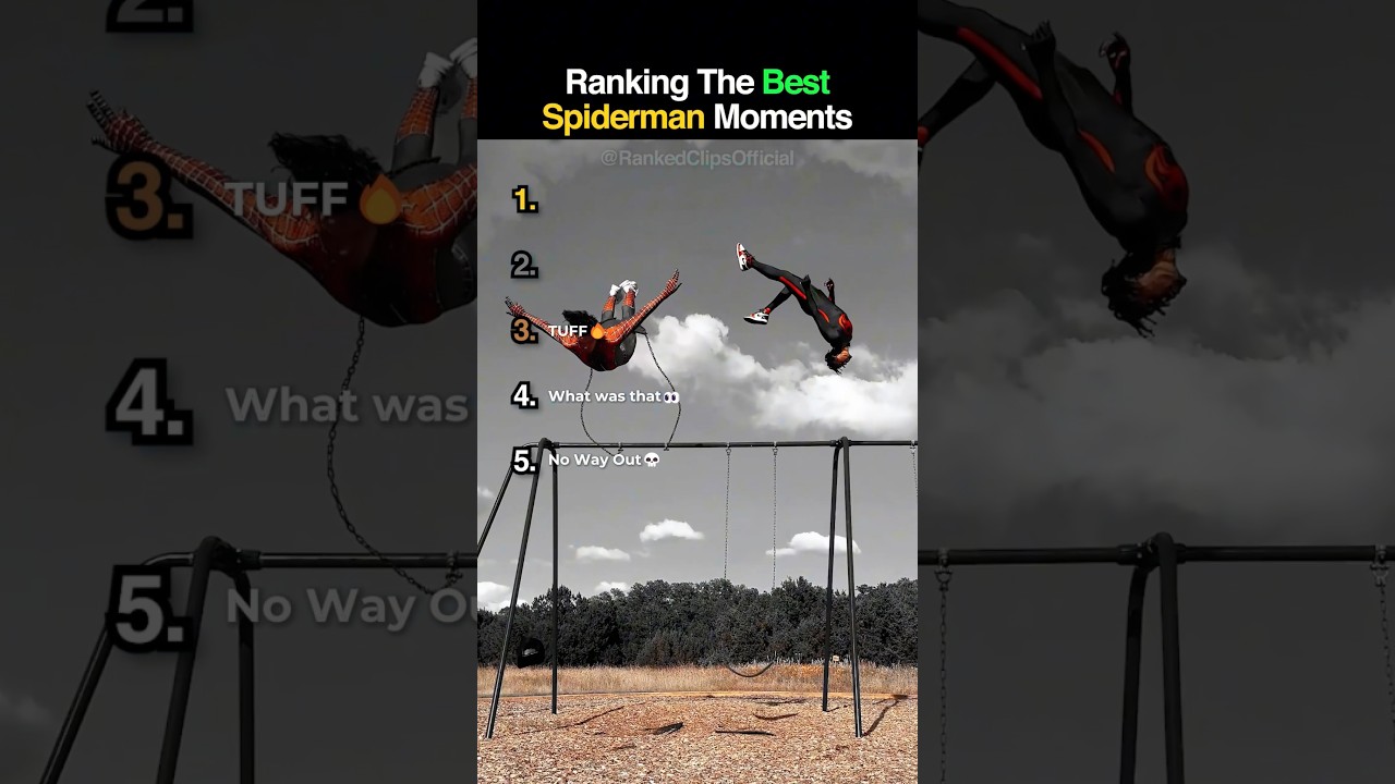 Ranking The Best Spiderman Moments 🔥🕸️#usa