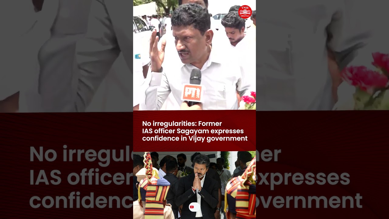 Vijay won't allow any irregularities in administration: Former IAS office Sagayam
