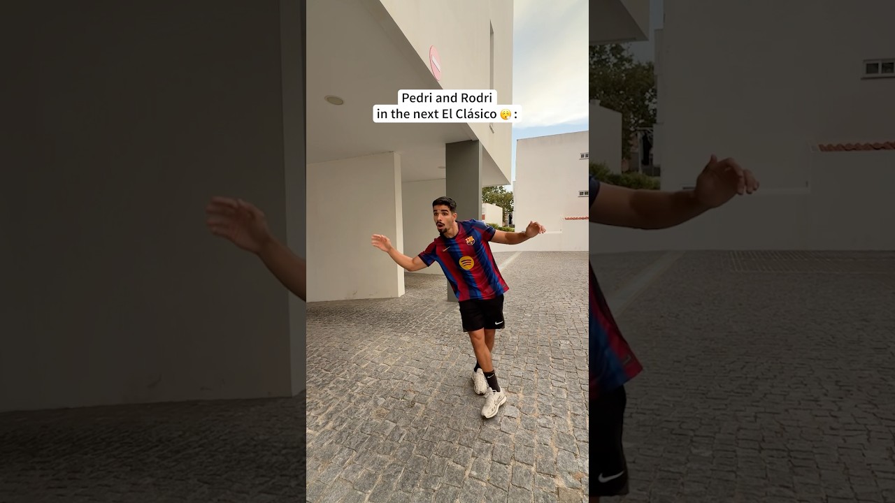 Pedri & Rodri in El Clásico 😭🍿