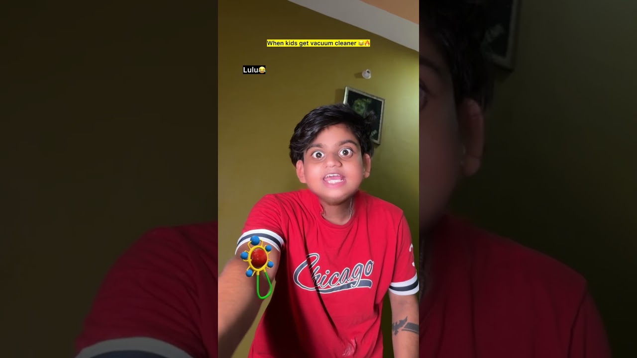 When kids get vacuum cleaner 😂🔥| indian family #shorts #indian #chaman #relatable #chotabhai