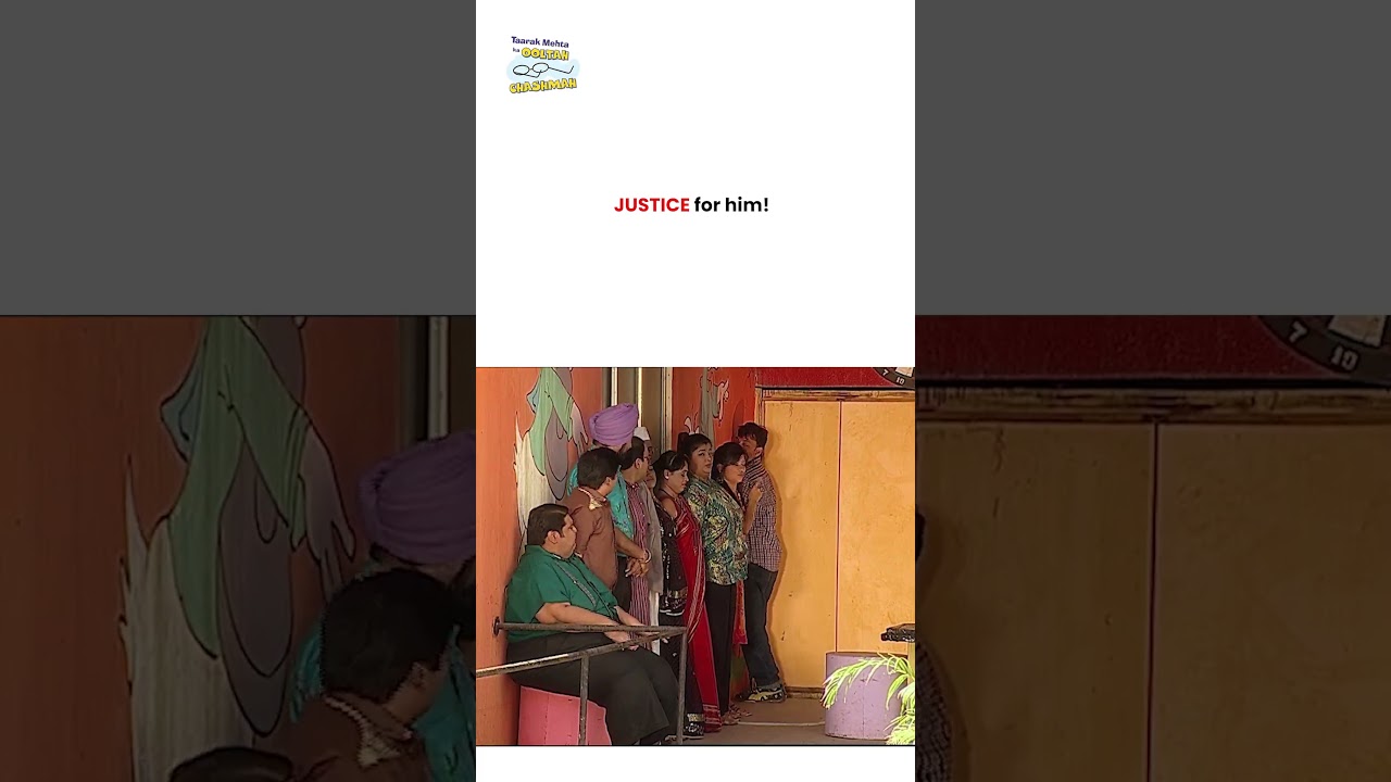 Justice for him !  #tmkoc #funny #jethalal #daya #shortsfeed #comedy
