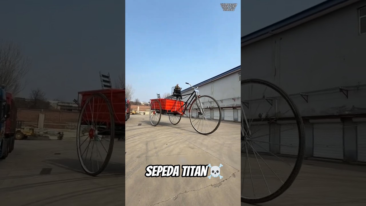 Sepeda ini Gede Banget Kayak Sepeda Titan🤯