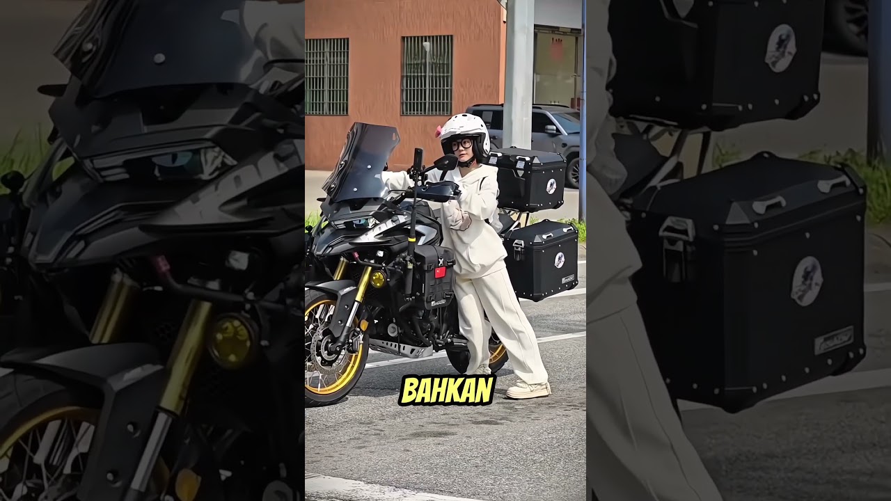 Cewek ini dibeliin motor super canggih 😂 #shortviral