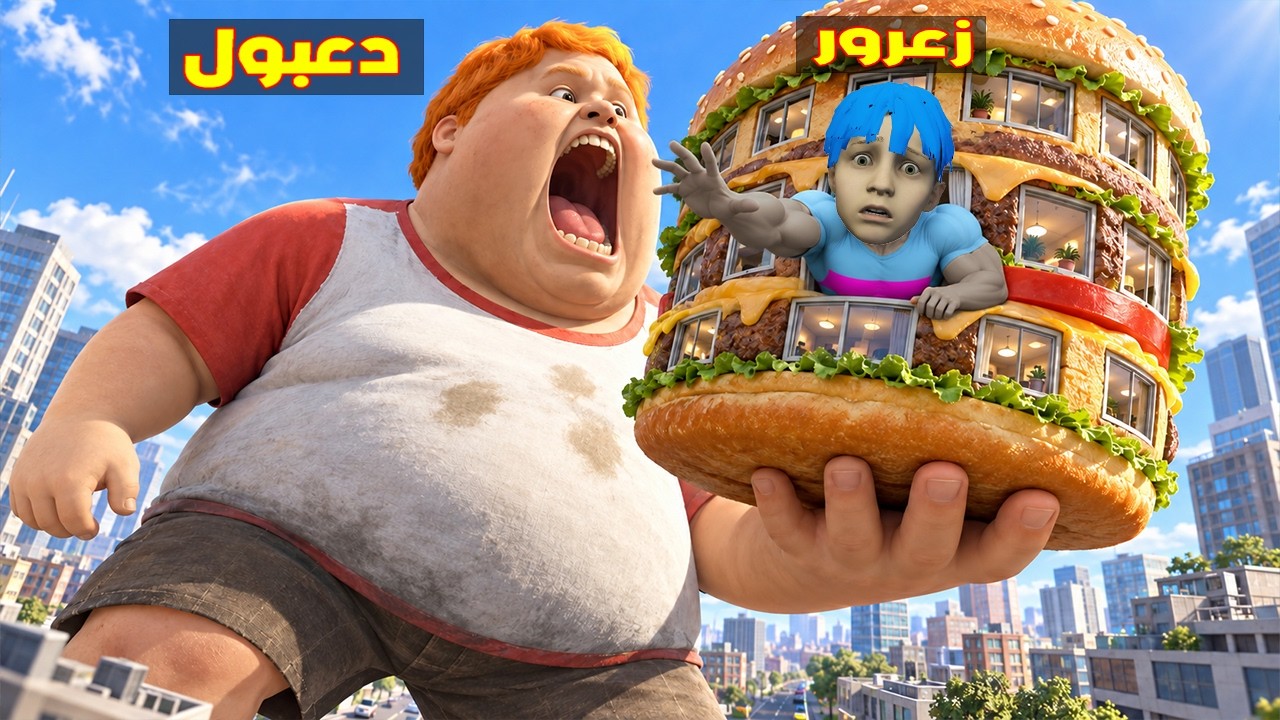 فلم قراند : زعرور الصغير يدخل في بطن دعبول العملاق ؟؟🔥😂