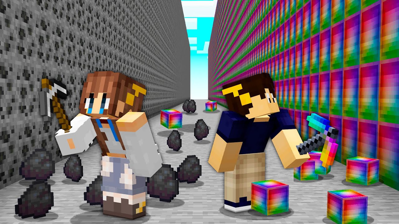 Nós mineramos TODOS os MINÉRIOS MAIS OP do Minecraft!