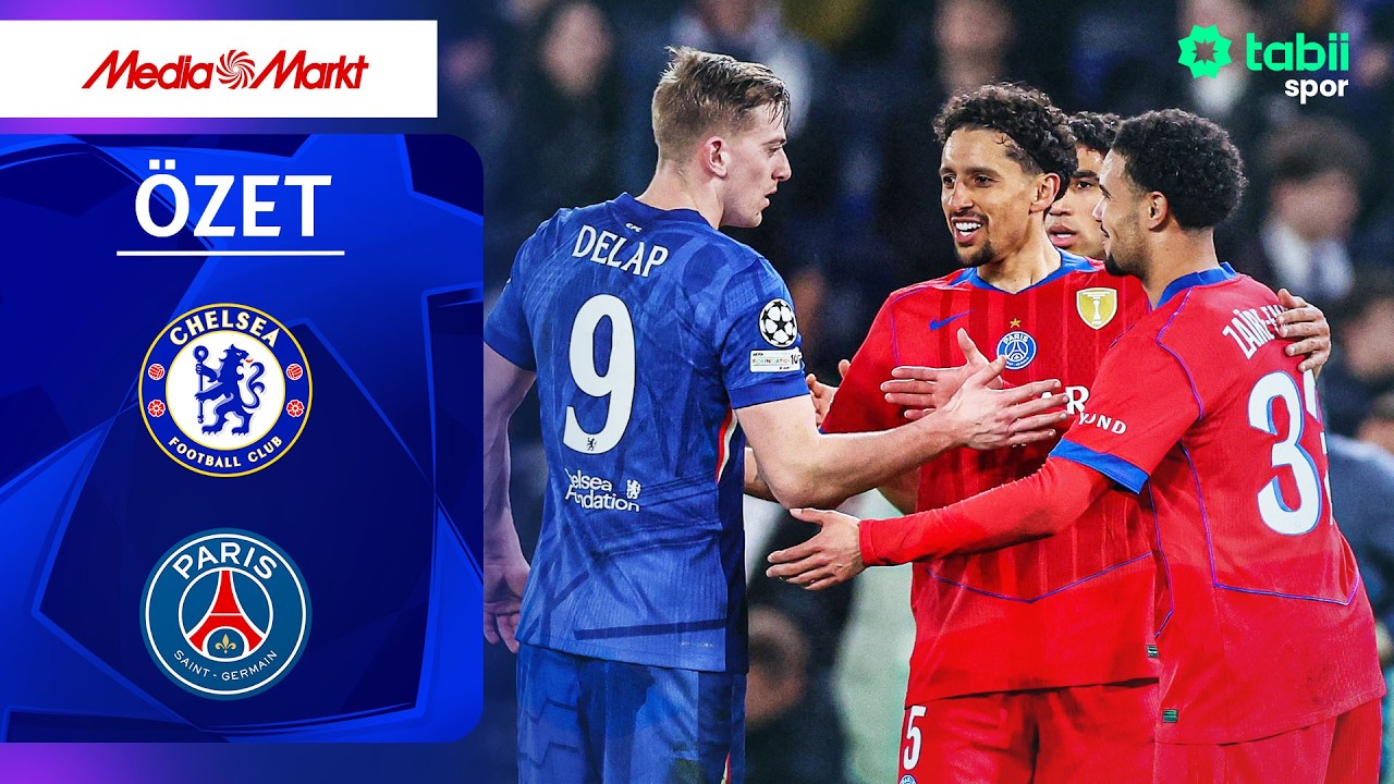 Şampiyonlar Ligi Son 16 Turu | Chelsea - PSG (Özet)