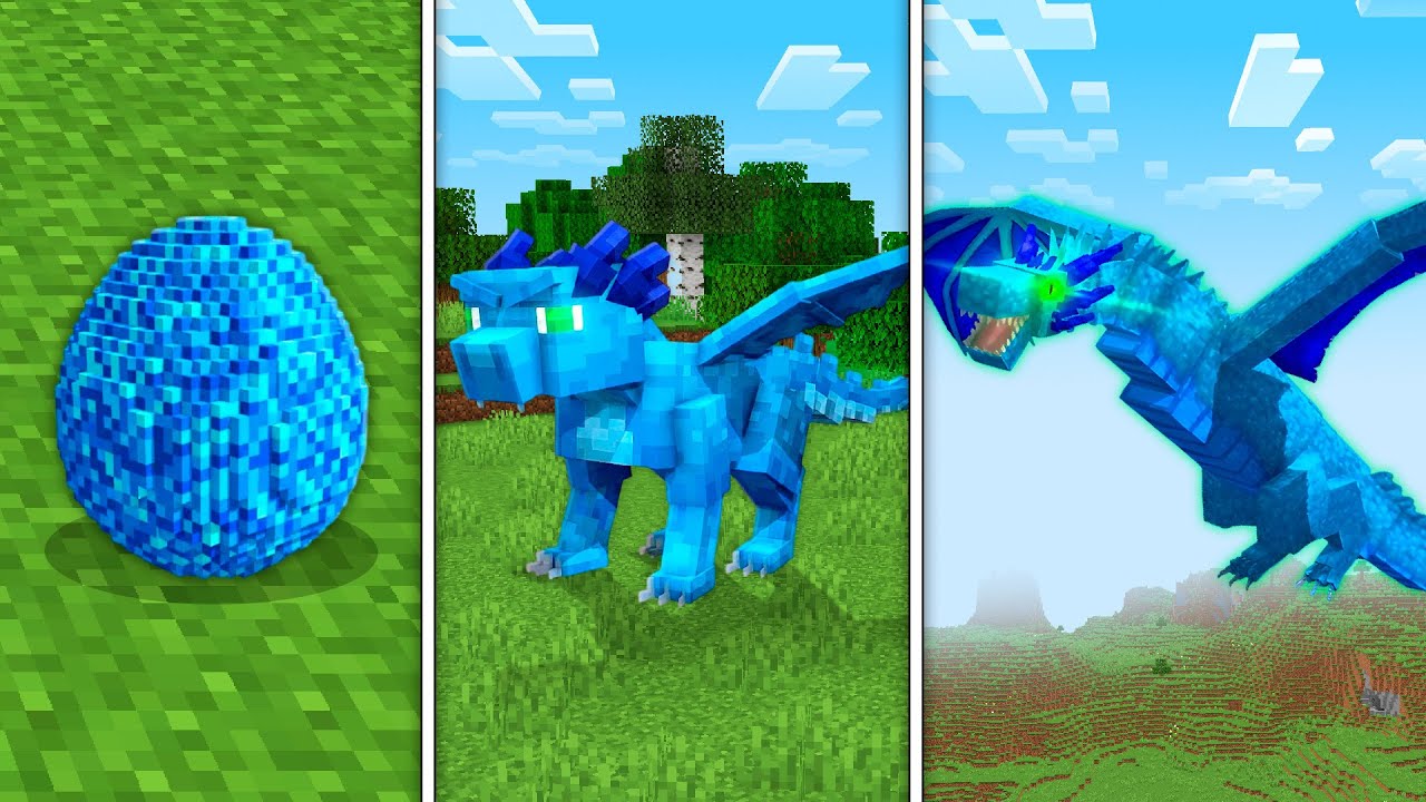 VIDA DE DRAGÃO do OVO ao REI dos CÉUS no Minecraft