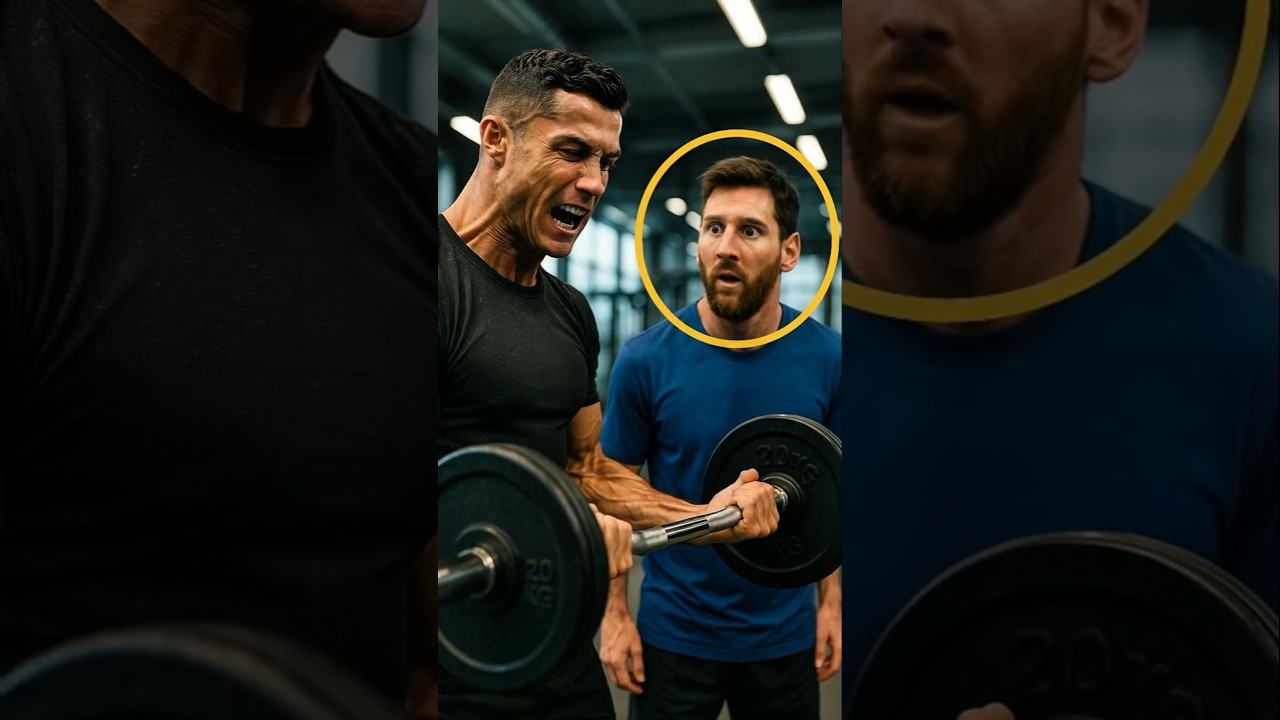 Messi Terkejut Melihat Kekuatan Ronaldo 😱