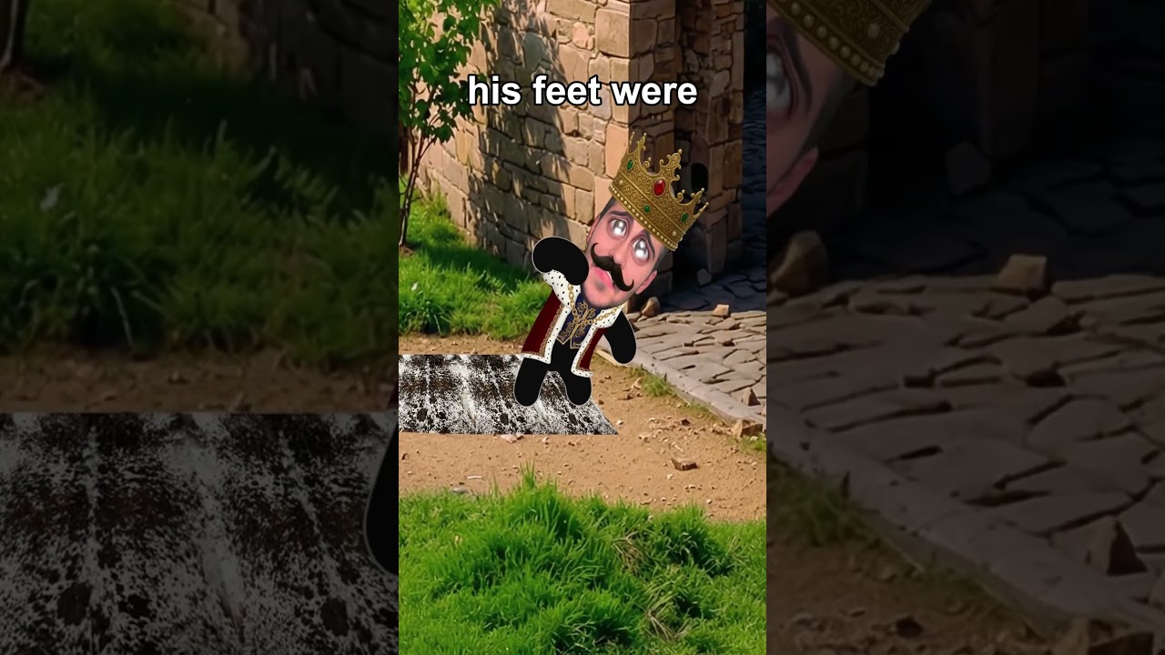 King stepped on a thorn 😨 - Published by English Universe Labz