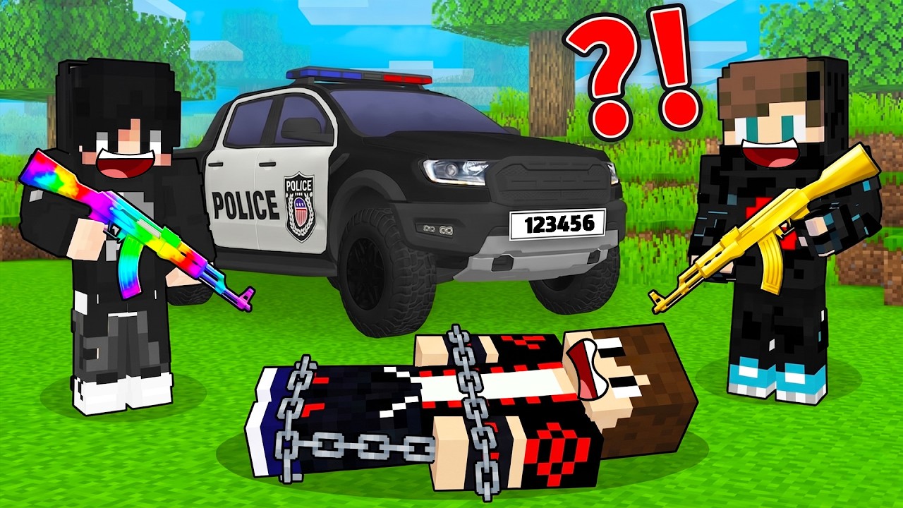 ماين كرافت : قررت ارجع للسيرفر ولكن الشرطة حاصروني !!؟ 🔥😈 لايف ستيل الحرامية #28