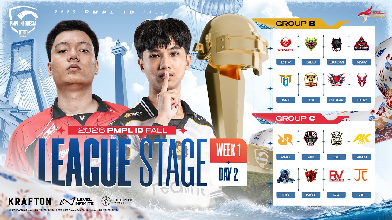 [ID] 2026 PMPL ID Fall League stage | Week 1 Day 2