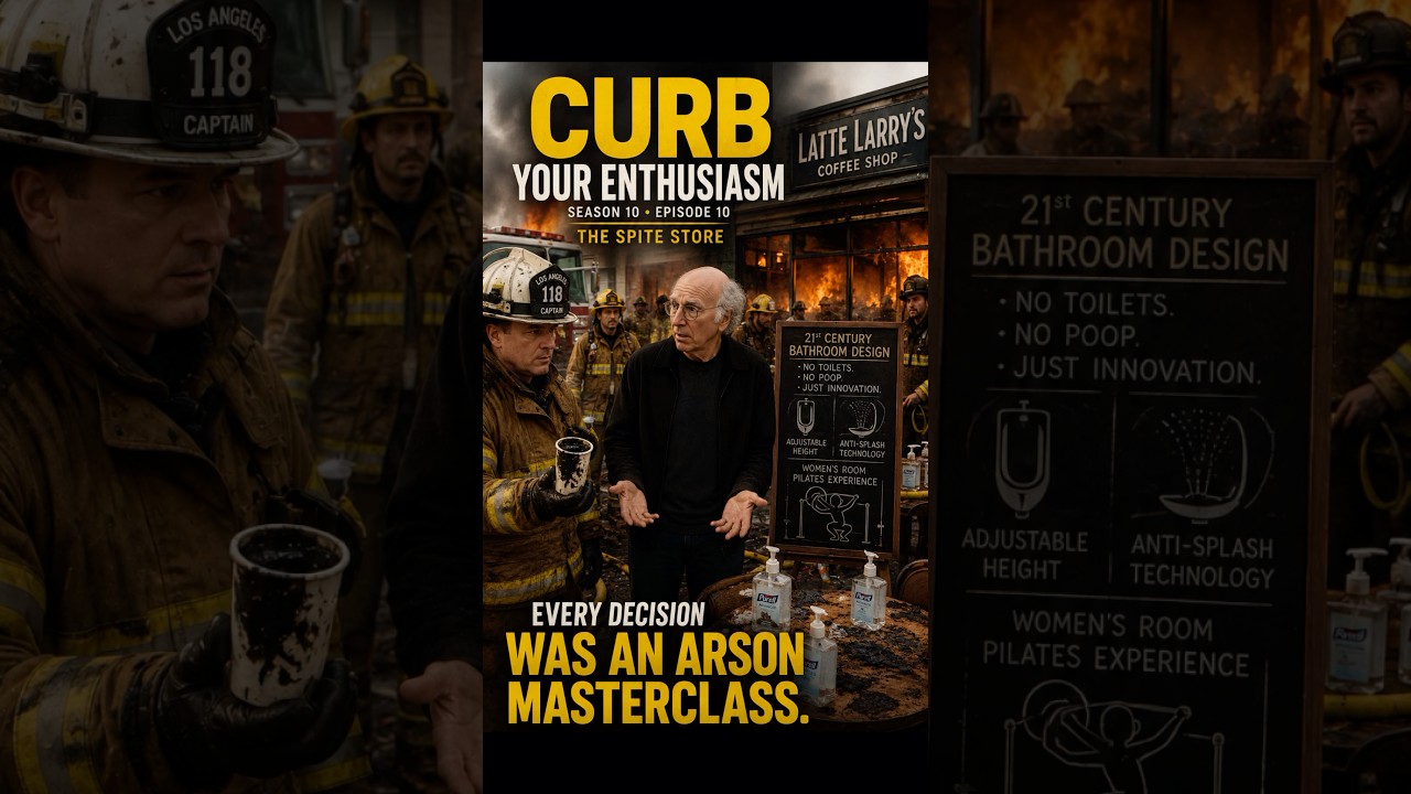His Bathroom Design Ended Up Burning Down His Own Store丨Curb Your Enthusiasm S10E10 #shorts #movie