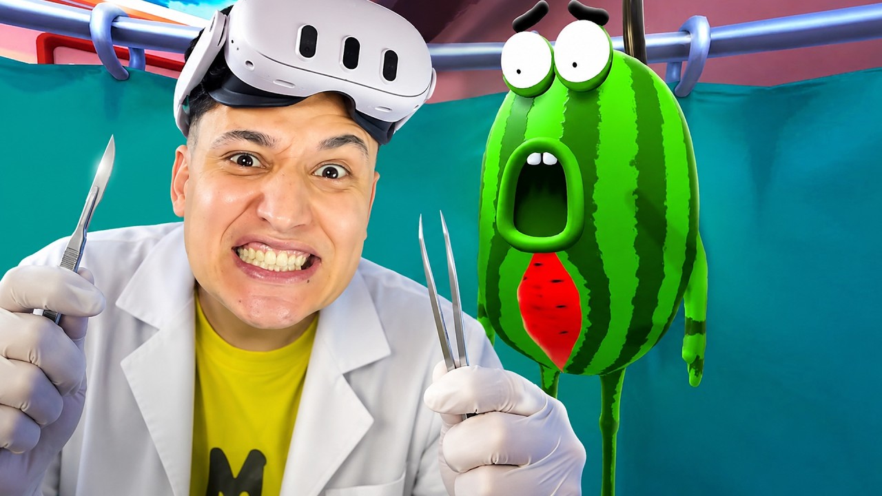 اشتغلت دكتور للفواكة  😱 Fruit Salon VR !!