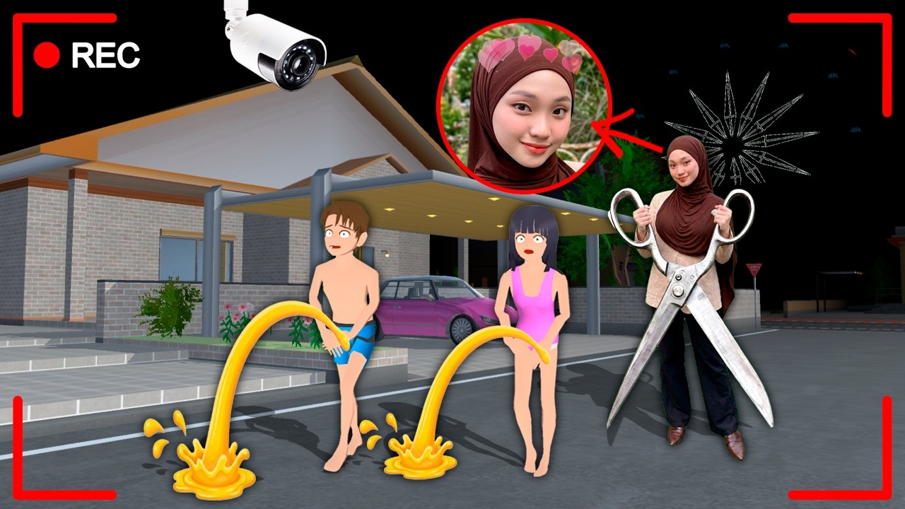 Yuta Mio Pipis Sembarangan Disunat Jule Tanpa Mulut di Depan Rumah 😱 | Sakura School Simulator