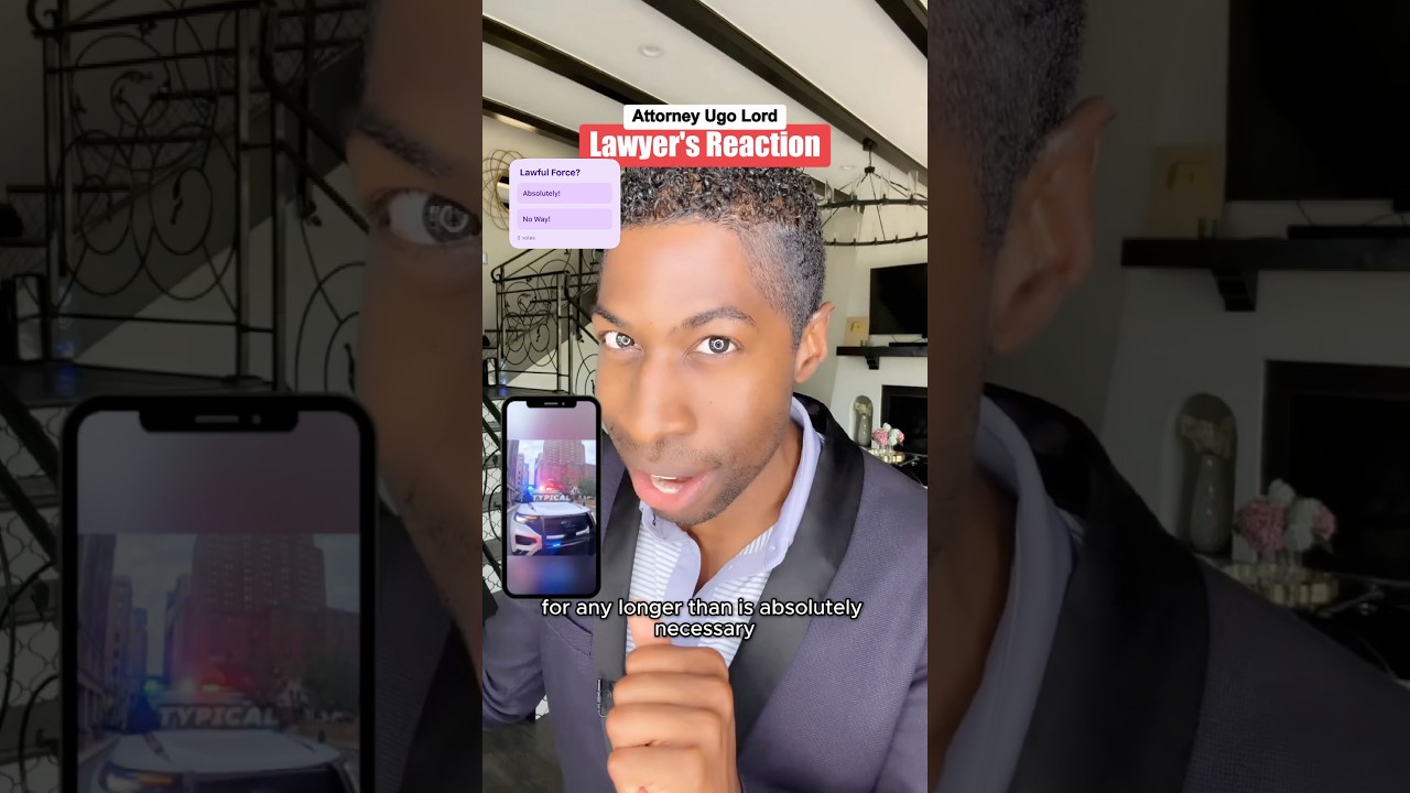Police Deploy Spike Strips on Mustang During Traffic Stop — Lawful Force? Attorney Ugo Lord Reacts!