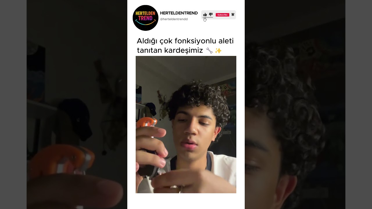 Aldığı çok fonksiyonlu aleti tanıtan kardeşimiz 🔧✨ @Prensemiran