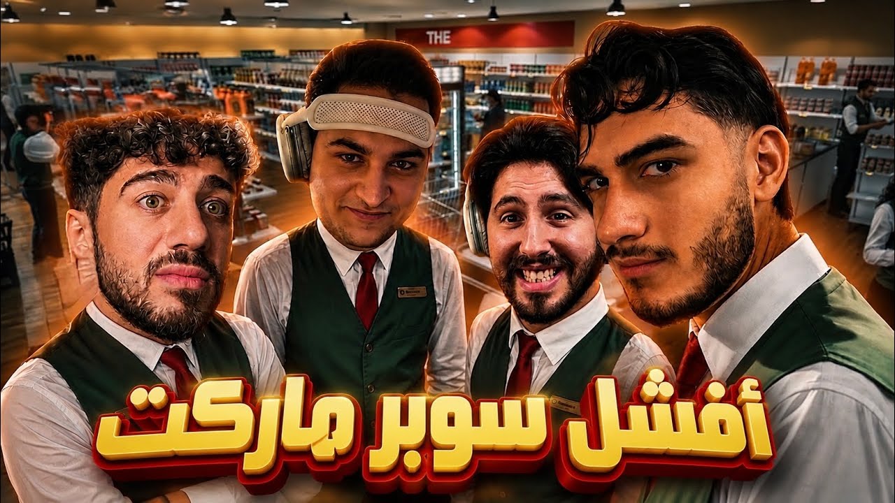 جربنا نشتغل بسوبرماركت انا والشباب .. | supermarket together 😂🔥