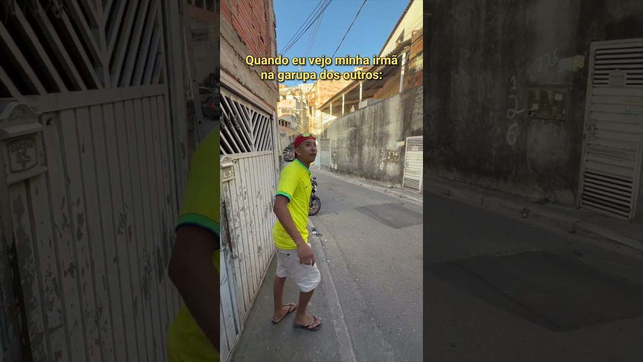 Quando vejo minha irmã na moto
