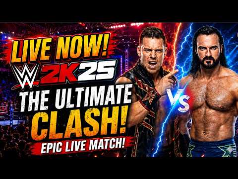 WWE 2K25 LIVE – Unbelievable Finish😱 | Best Match Ever Played!#wwe #wrestling #wwe2k25#shorts#views