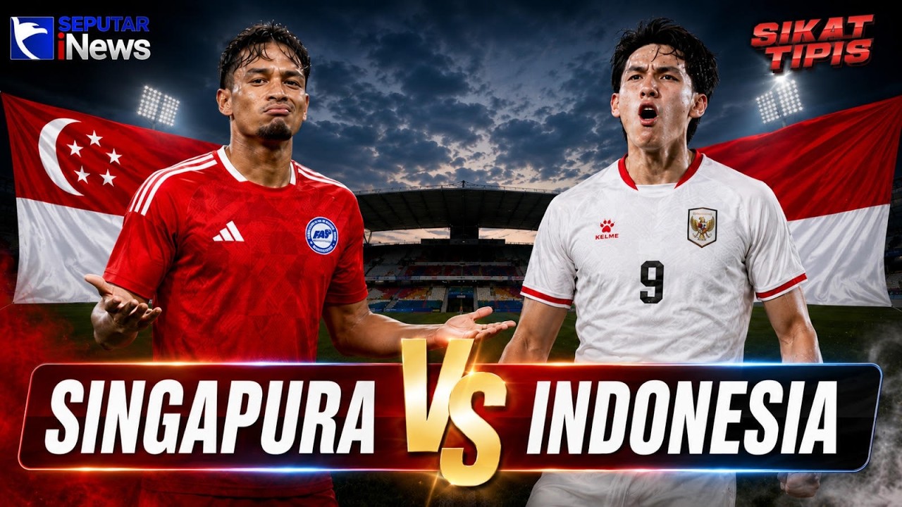 🔴LIVE SINGAPURA VS INDONESIA | ASEAN Championship Hyundai Cup 2026 | 07/08