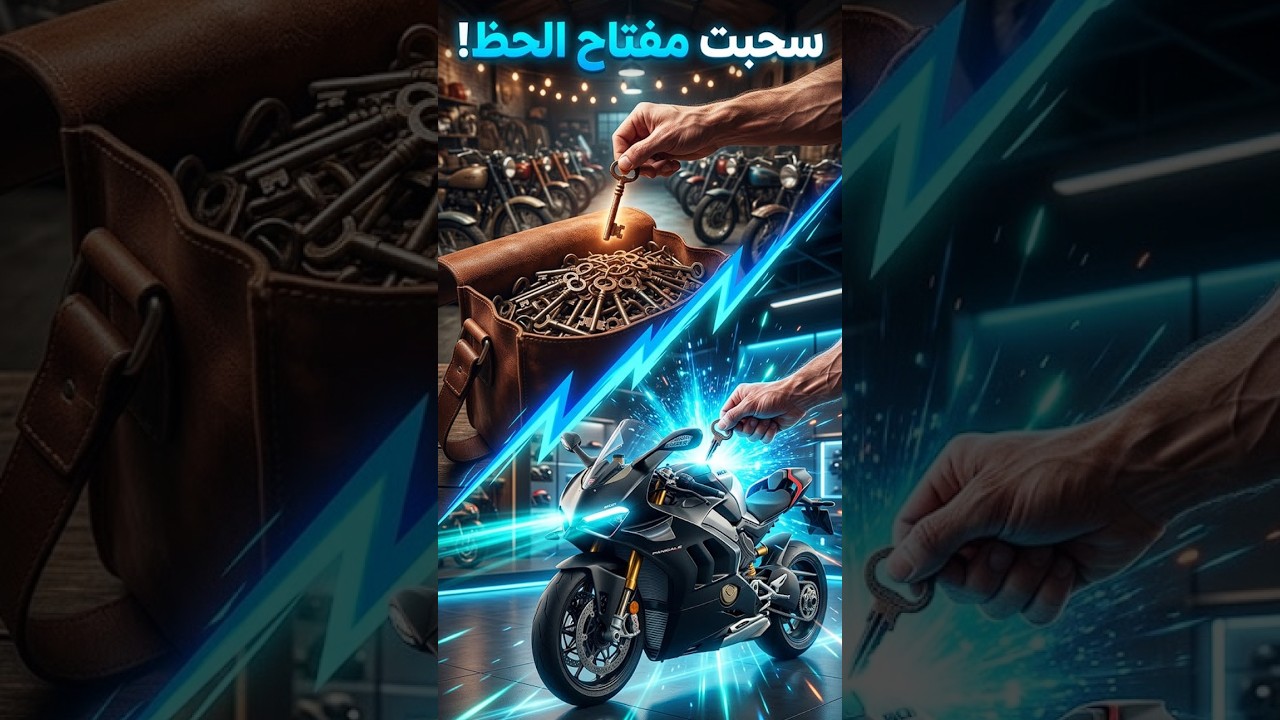 مفتاح واحد كفاية يكسبه موتوسيكل!  #trending #غرائب #shorts