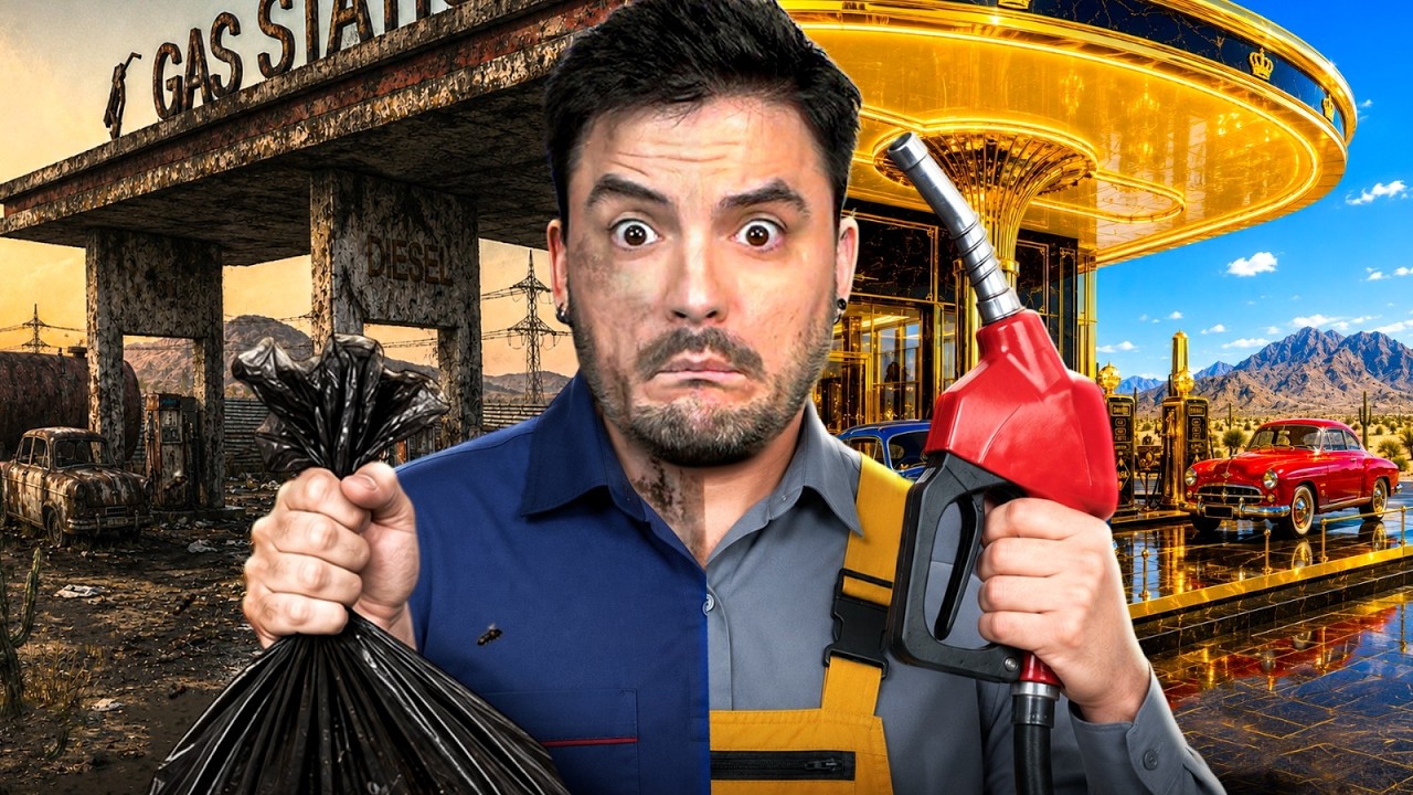 COMPREI UM POSTO DESTRUÍDO E TRANSFORMEI TUDO!