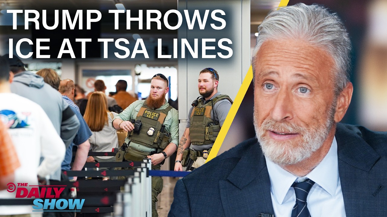 Trump Bulls**ts About Iran Negotiations & Throws ICE Into Airport Chaos Mix | The Daily Show