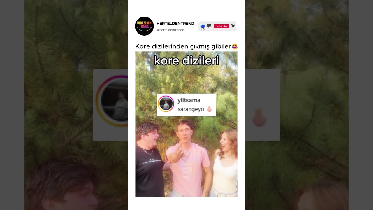 Kore dizilerinden çıkmış gibiler😂