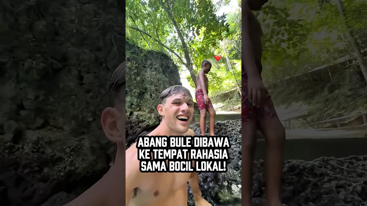 BOCIL INDO BAWA BULE KE TEMPAT RAHASIA 😱 #reaksibule #shorts #viralvideo