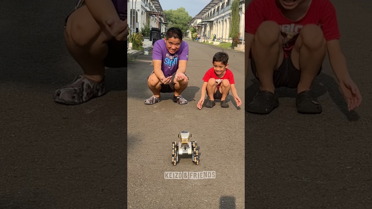 Robot anjing pilih Keizo atau papi jangan sampai salah⁉️