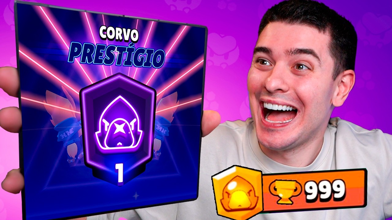 MEU PRIMEIRO PRESTÍGIO NO BRAWL STARS!