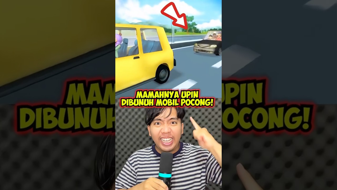 MAMAH UPIN IPIN MENINGGOY KARENA MOBIL POCONG #shorts #boboiboy #upinipin