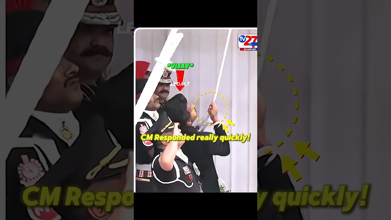 Vijay helps the guard to pull the rope❤️‍🩹 #vijay #tamilsong
