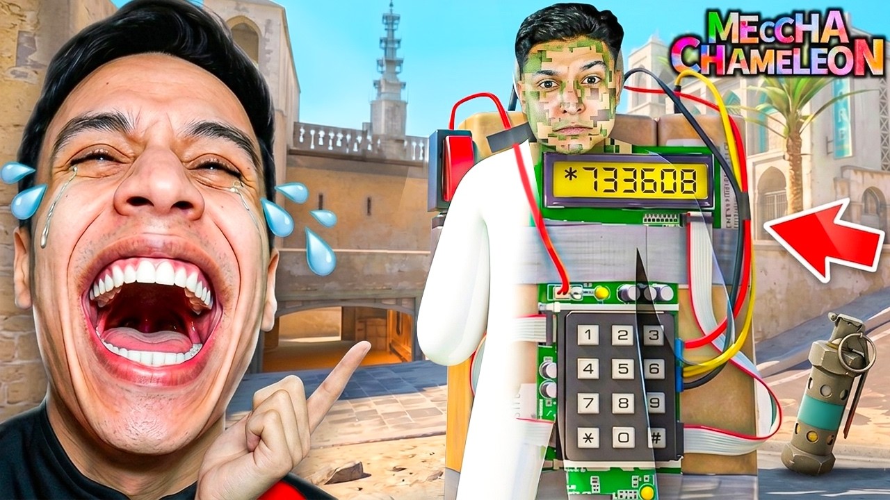 لعبة الغميضة تحولنا الي قنبلة! اقوي طريقة للغش مع اصلانوو..!😂🦎Meccha Chameleon