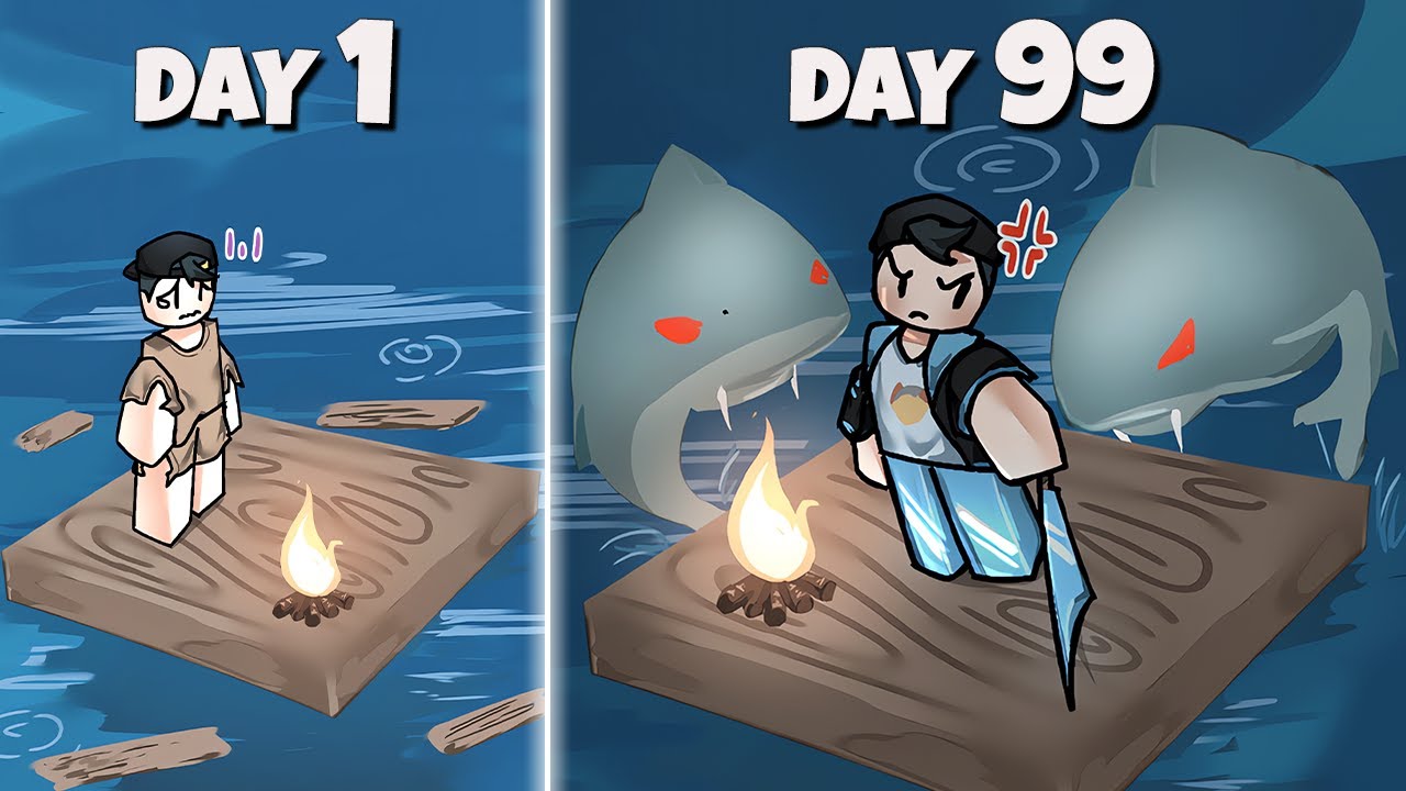 SERU!! Survival 24 Jam di Atas RAKIT Kecil & Pulau Rahasia 🌊🚣♀️💀 | Survive on a Raft Indonesia