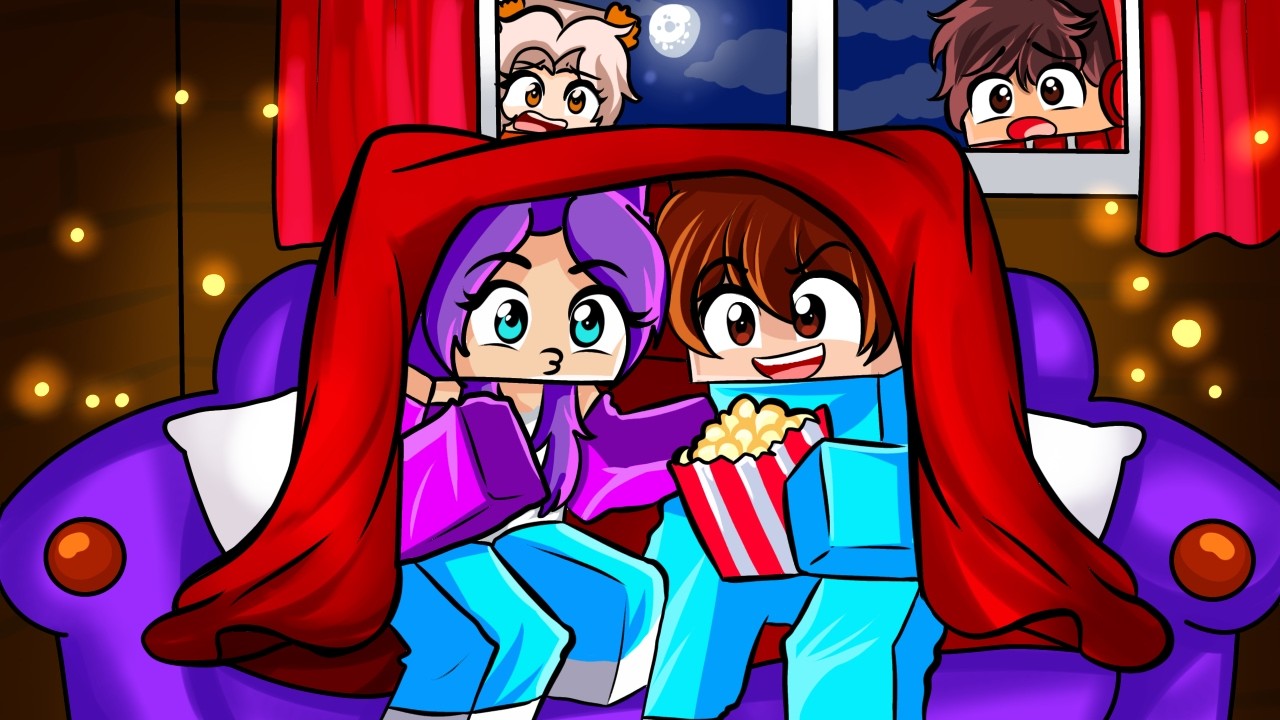 Lia ve Moni GİZLİ PİJAMA PARTİSİ YAPIYOR! - Minecraft