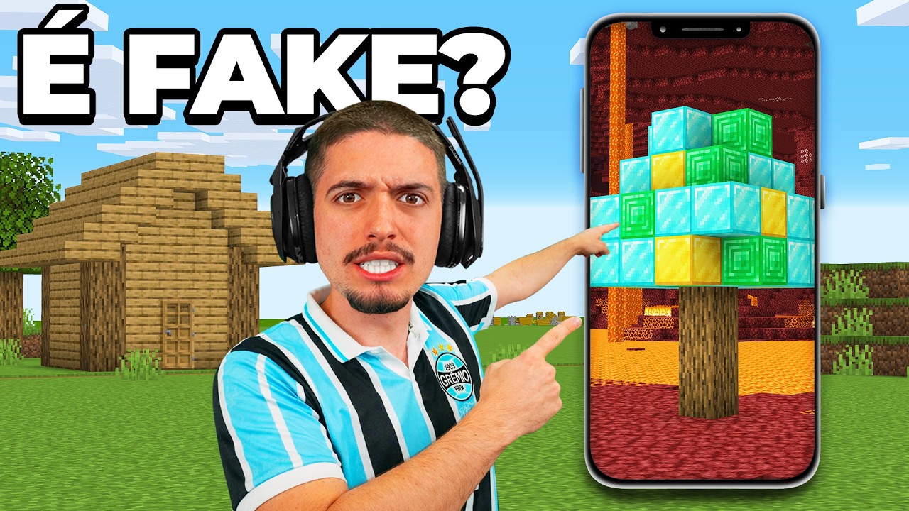 RECRIANDO shorts fake de minecraft da minha for you