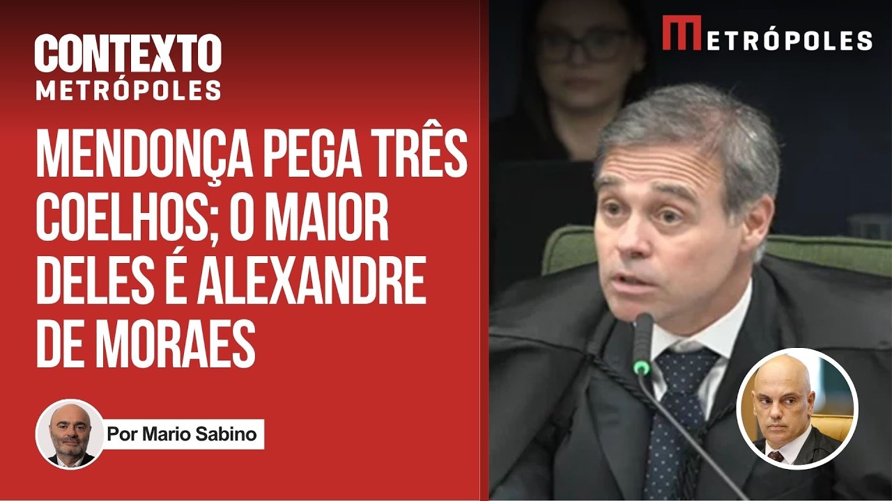 “Mendonça pega três coelhos; o maior deles é Alexandre de Moraes”, diz Mario Sabino